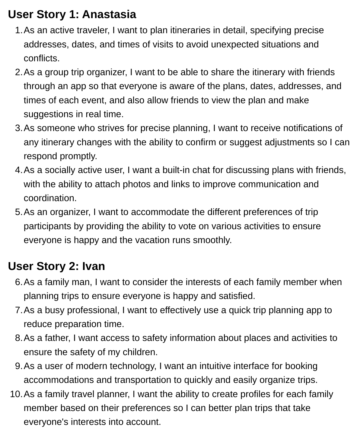 User Story