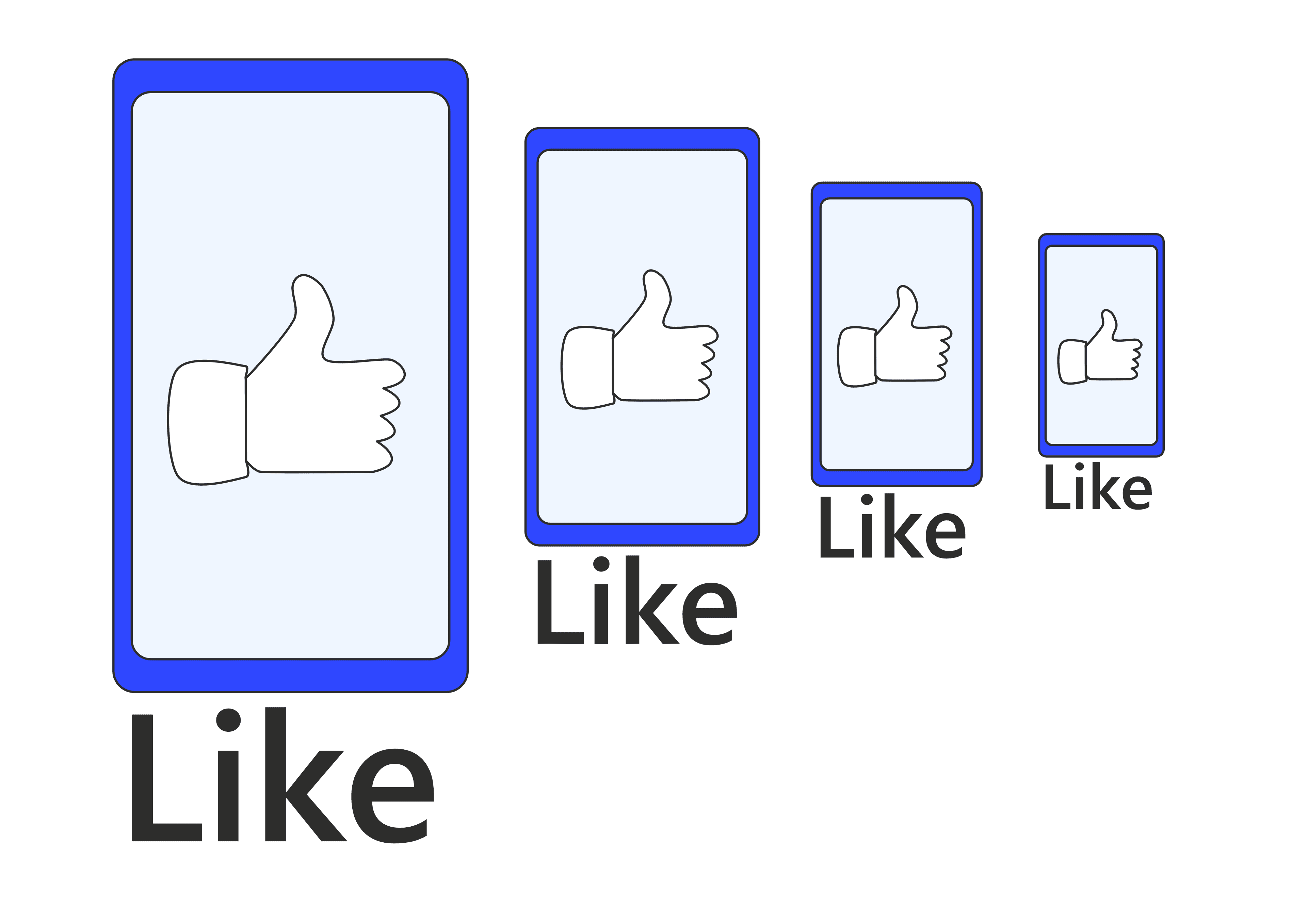 Logo Likefon concept 3